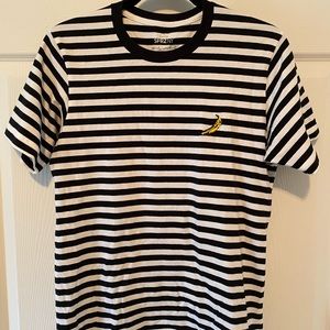 UNIQLO x WARHOL: black and white striped tee